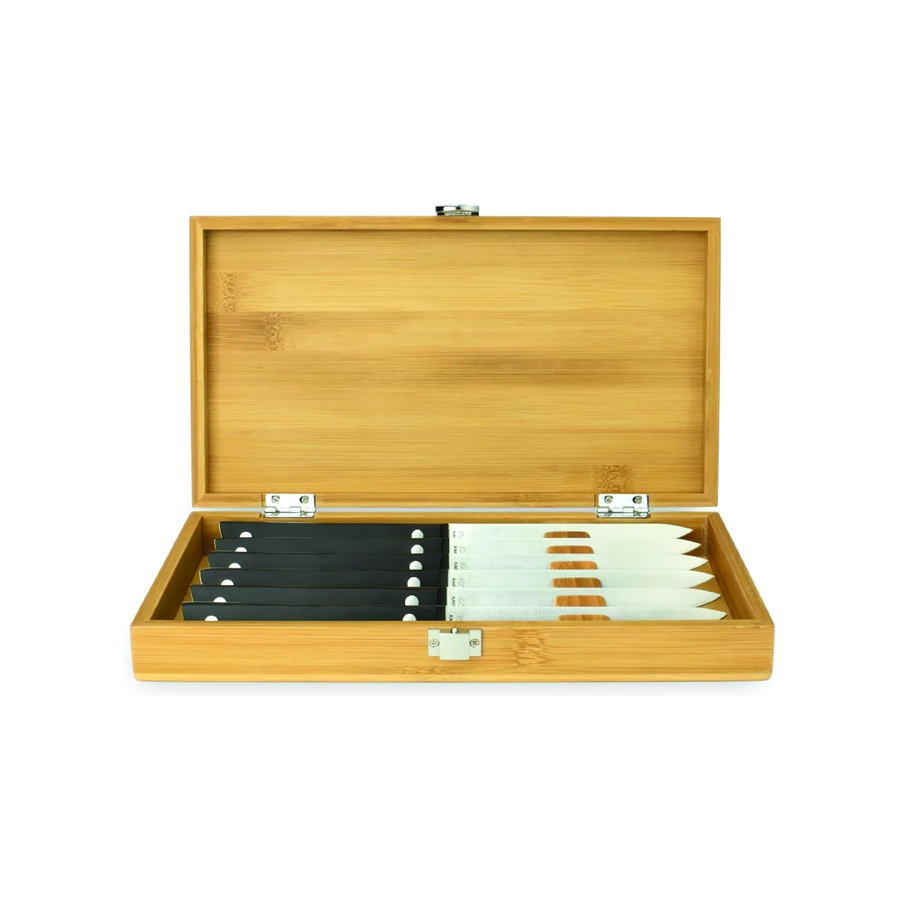 Kai Pro 6 Steak Knives, Bamboo Box G