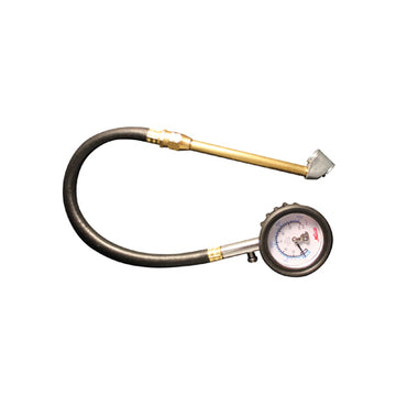 Dial Tire Pressure Gauge - Dual Head Air Chuck, 12