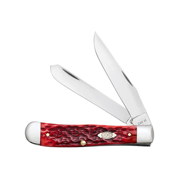 POCKET KNIFE TRAPPER - DARK RED BONE CS - PEACH SEED JIG