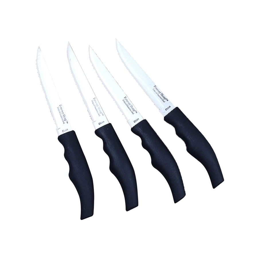 Forever Sharp 4 Piece Gourmet Steak Knife Set