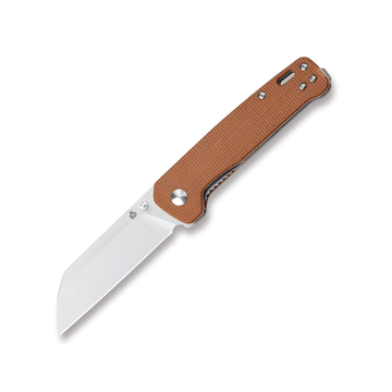 Penguin Pocket Knife,D2 blade,Various Handle Option (tan micarta handle)