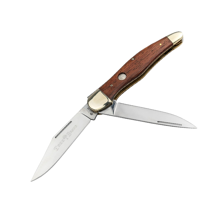 Folding Hunter 4.5 Inch Pocket Knife, Rosewood, Traditional Series 2.0