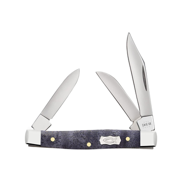 POCKET KNIFE SMALL STOCKMAN - SMOOTH PURPLE CURLY MAPLE