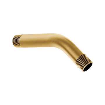 Collection Bent Shower Arm, Brushed Gold