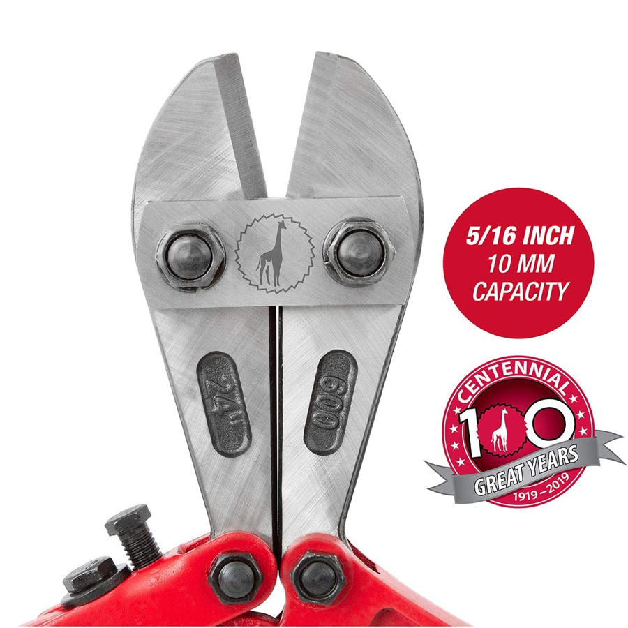 Performance Tool BC-24 -1 24-inch Bolt Cutter Replacement Blade - Precision Milled Steel Jaws Mini Bolt Cutters