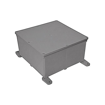 E989r 12x12x6 Pvc Electrical Junction Box & Cover 1113406