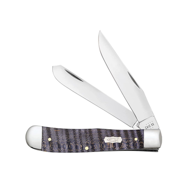 Case XX WR POCKET KNIFE TRAPPER - SMOOTH PURPLE CURLY MAPLE