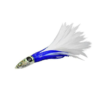 Tuna Feather Blue White 6 In.