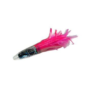 Tuna Feather Pink White 6 In.
