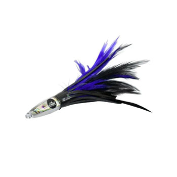 Tuna Feather Purple Black 6 In.