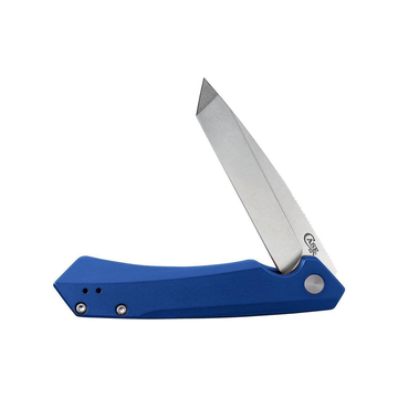 Case xx Kinzua 64663 Frame Lock Blue Aluminum S35VN Stainless Pocket Knife Knives