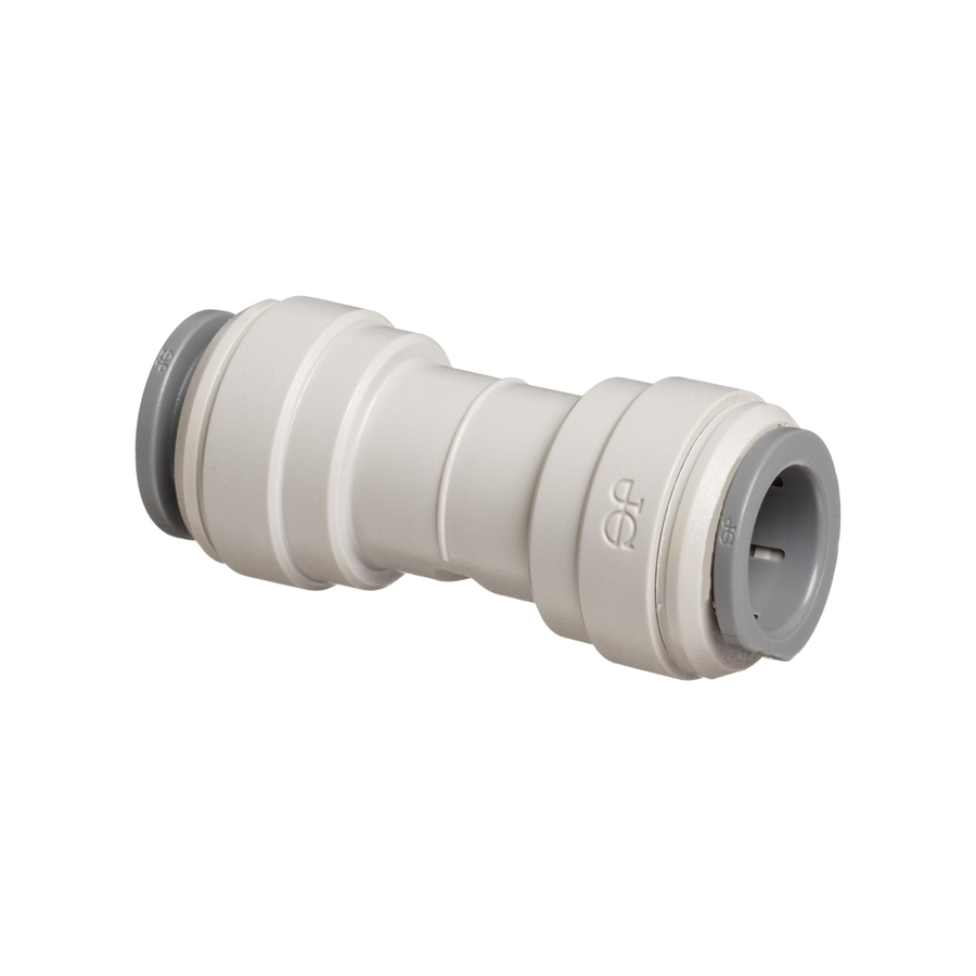 Acetal Copolymer Tube Fitting, Union Straight Connector, 3/8" Tube OD (Pack of 10)