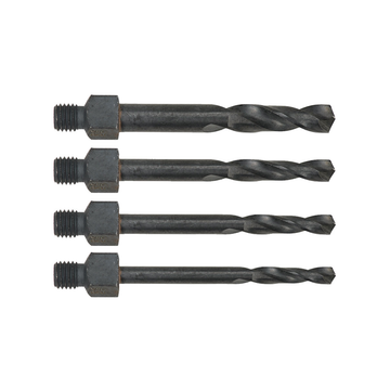Threaded Drill Bits #40, #30, #21, #12 (4-pack)