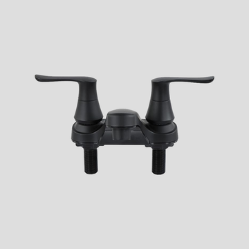 Sink Faucet Kit - 4in Water Spout, Non-Metallic Dark Bath Fixtures