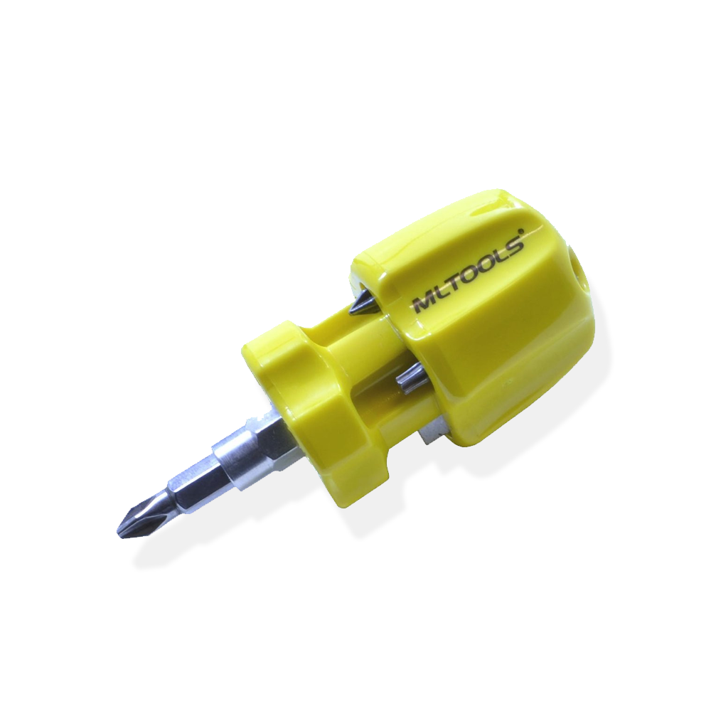 ML TOOLS Multi-bit Stubby Screwdriver Set Made in Canada
