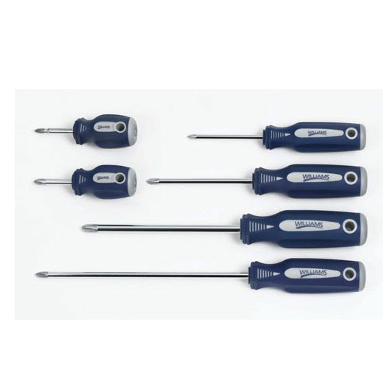 Williams Tools Phillips Screwdriver Set 6-Pcs 24012