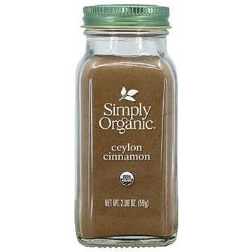 Simply Organic Ground Ceylon Cinnamon, Certified Organic, Vegan | 2.08 Ounce |