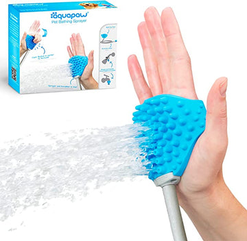 Dog Bath Brush - Sprayer and Scrubber Tool in One