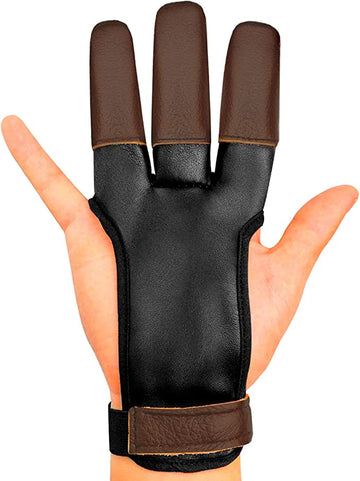 Archery Glove Finger Tab Accessories - Leather Gloves for Recurve & Compound Bow