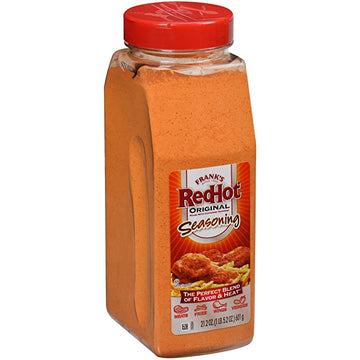 RedHot Original Seasoning, 21.2 oz - One 21.2 Ounce Container of Hot Sauce Seasoning