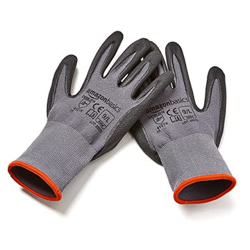 Micro-Foam Nitrile Coated Gloves, Nylon Liner Fiber, Touch Screen