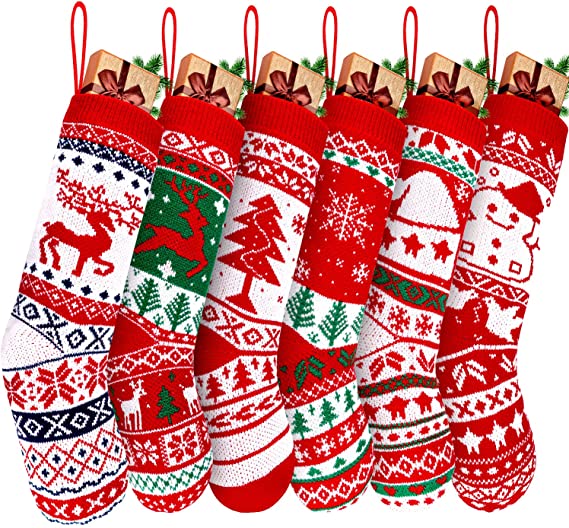 Knit Christmas Stockings - Thumbnail 2
