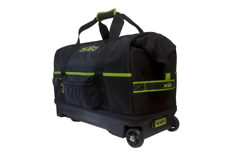 MADI Lineman Dual Compartment Tool & Gear Bag w/ Wheels