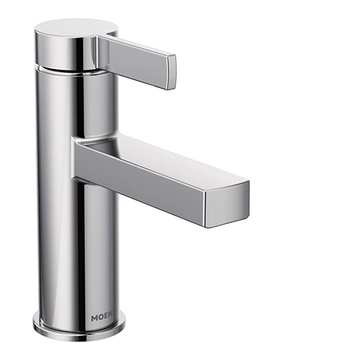 Beric One-Handle Single Hole Bathroom Faucet with Drain Assembly, Chrome