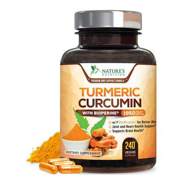 Turmeric Curcumin with BioPerine 95% Curcuminoids 1950mg